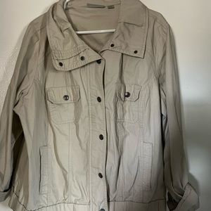 Light khaki utility jacket